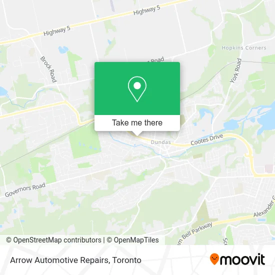 Arrow Automotive Repairs map