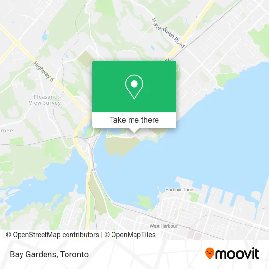 Bay Gardens map