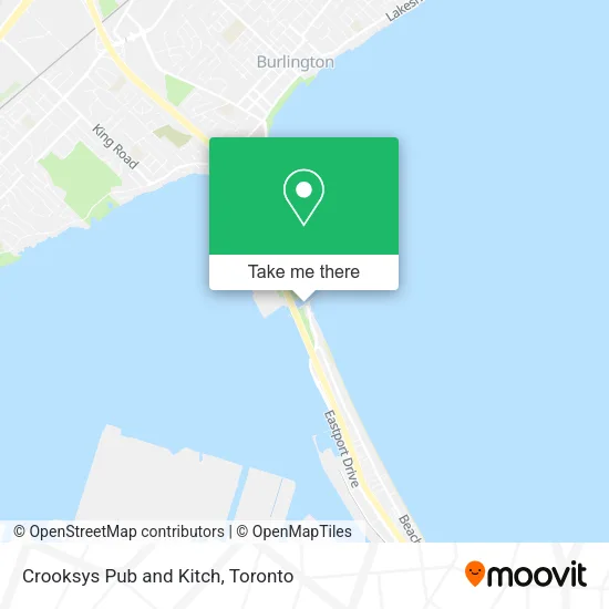 Crooksys Pub and Kitch map