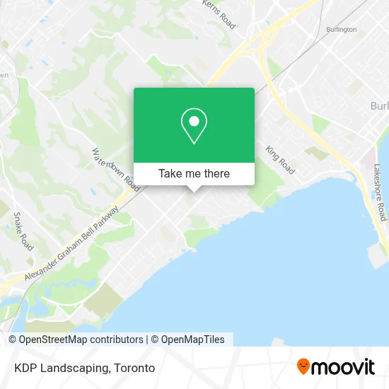 KDP Landscaping map