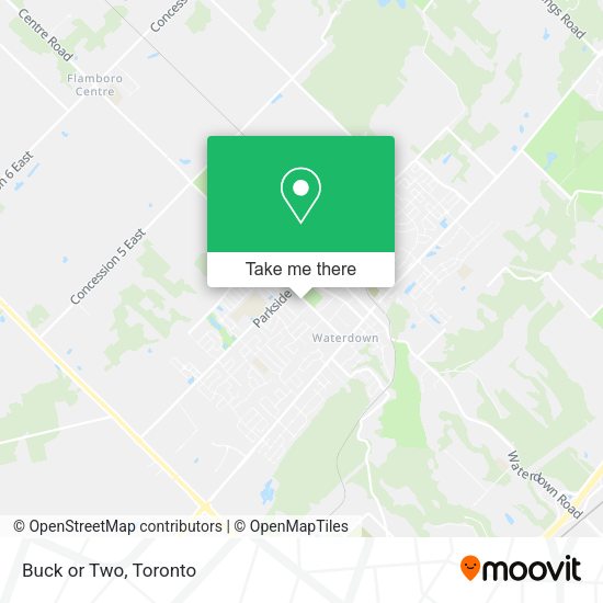 Buck or Two map
