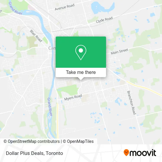 Dollar Plus Deals map