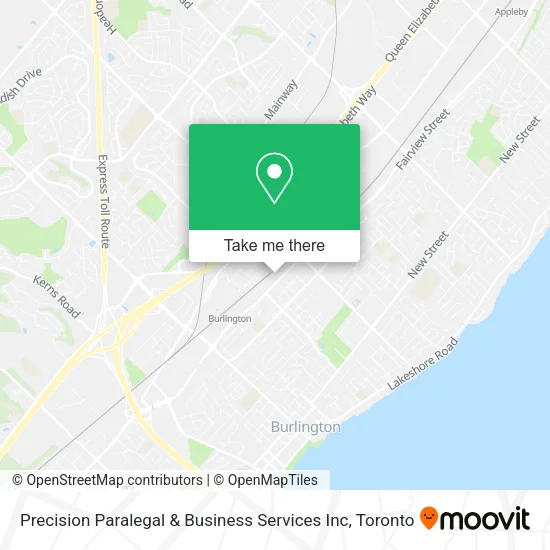 Precision Paralegal & Business Services Inc map