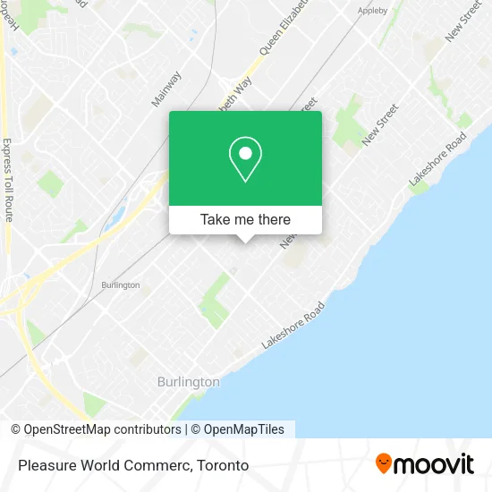 Pleasure World Commerc map