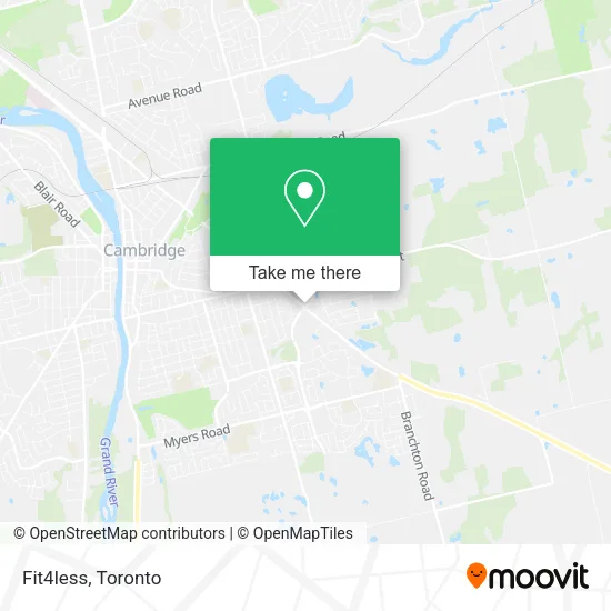Fit4less map