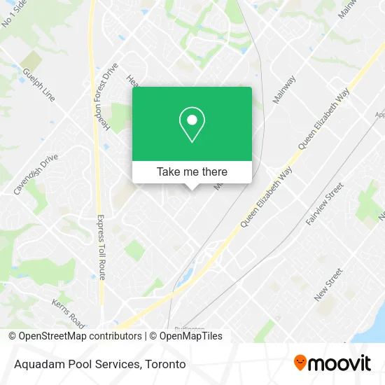 Aquadam Pool Services map