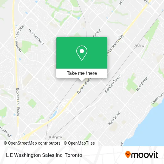 L E Washington Sales Inc map