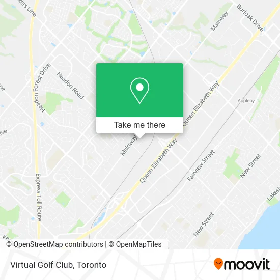 Virtual Golf Club map