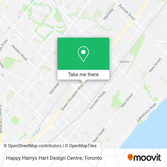 Happy Harrys Hart Design Centre map