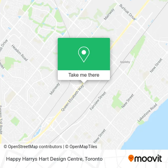 Happy Harrys Hart Design Centre map