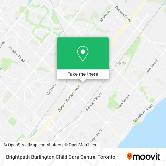 Brightpath Burlington Child Care Centre map
