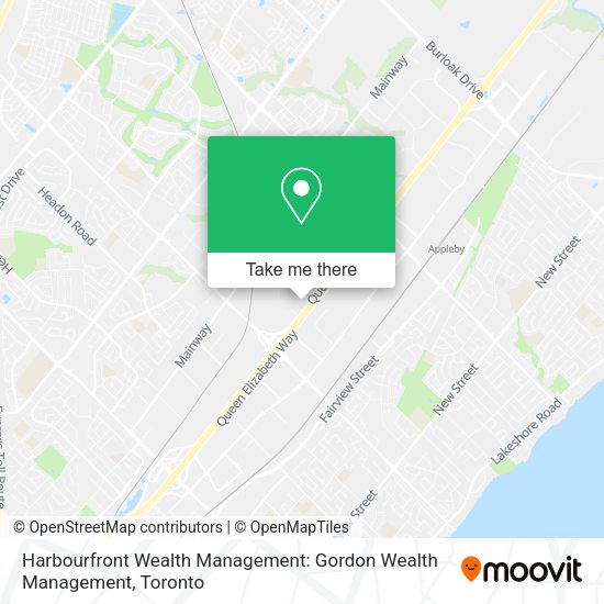 Harbourfront Wealth Management: Gordon Wealth Management map