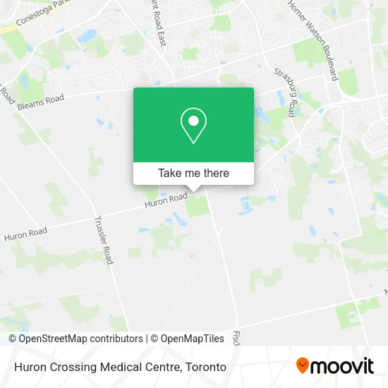Huron Crossing Medical Centre map