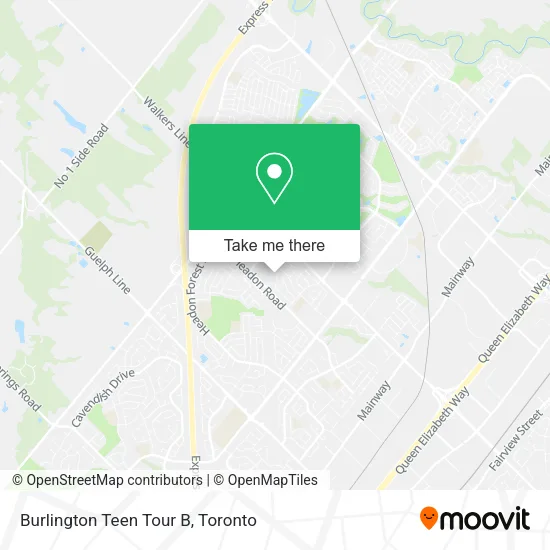 Burlington Teen Tour B plan