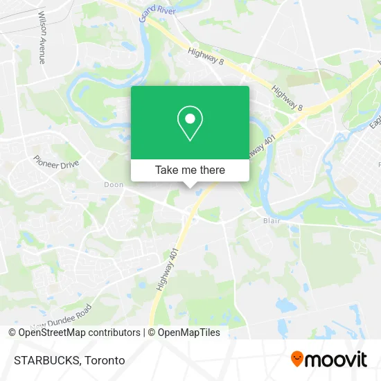 STARBUCKS map