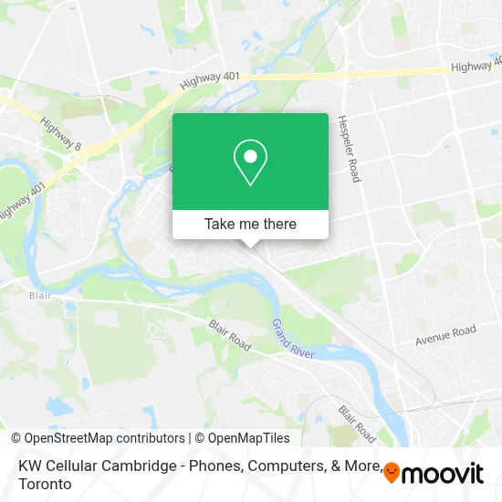 KW Cellular Cambridge - Phones, Computers, & More map