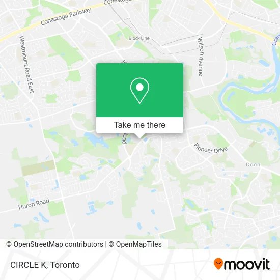 CIRCLE K map