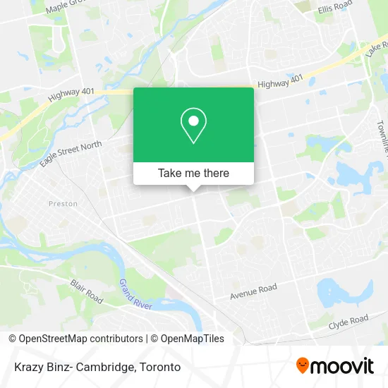 Krazy Binz- Cambridge map