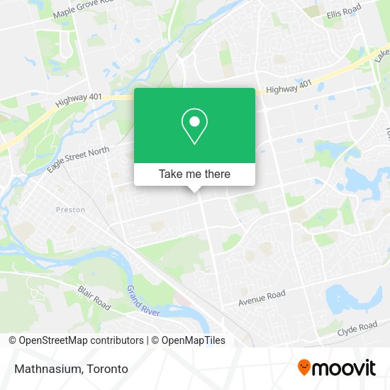Mathnasium map