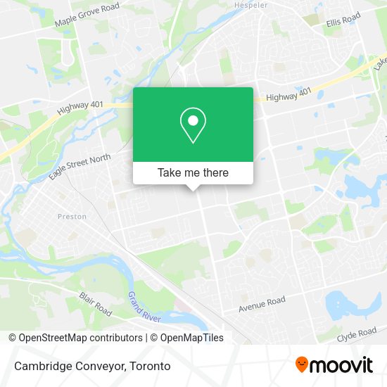 Cambridge Conveyor map