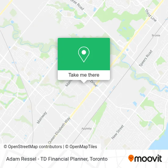 Adam Ressel - TD Financial Planner map