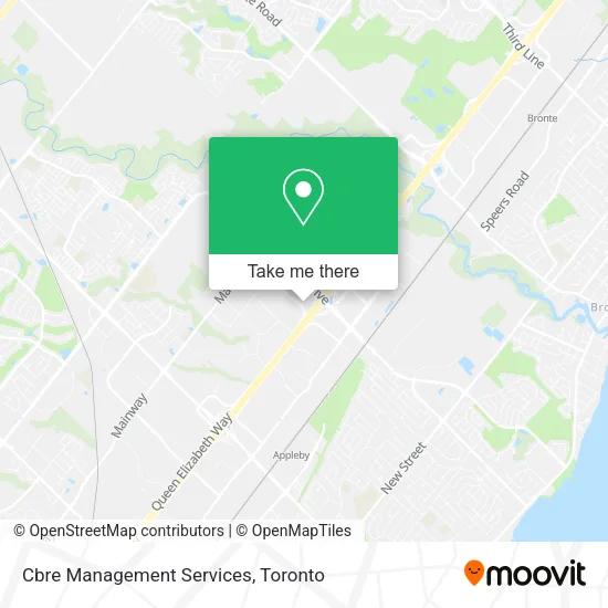 Cbre Management Services map