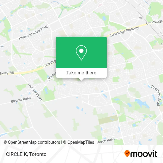 CIRCLE K map