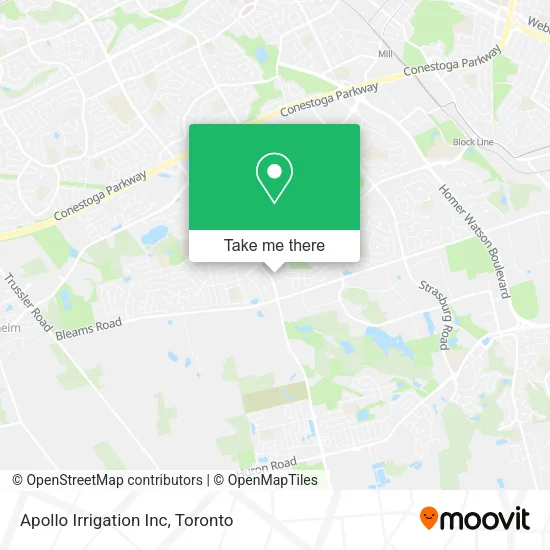Apollo Irrigation Inc map