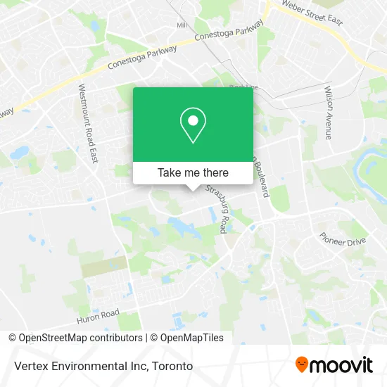Vertex Environmental Inc map