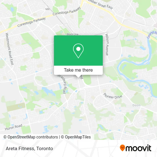 Areta Fitness map