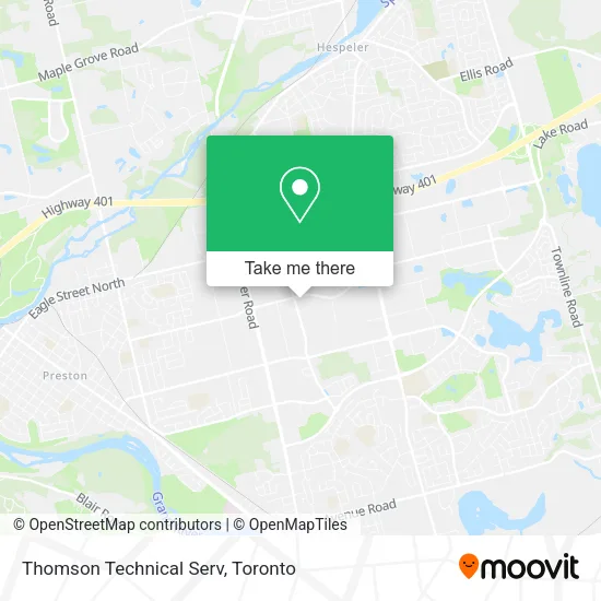 Thomson Technical Serv map