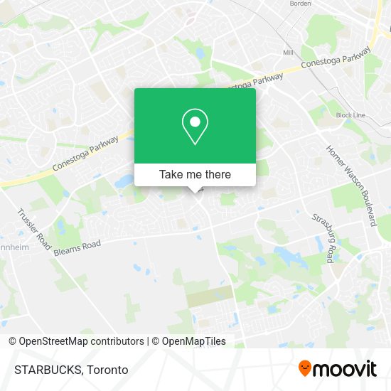 STARBUCKS map