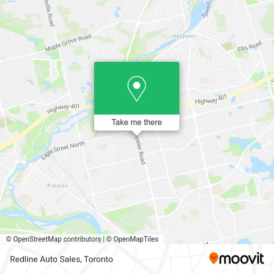 Redline Auto Sales map