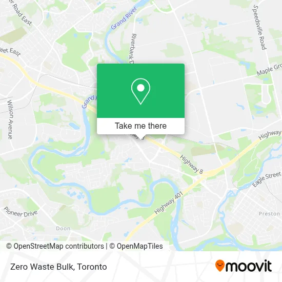 Zero Waste Bulk map