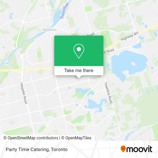 Party Time Catering map
