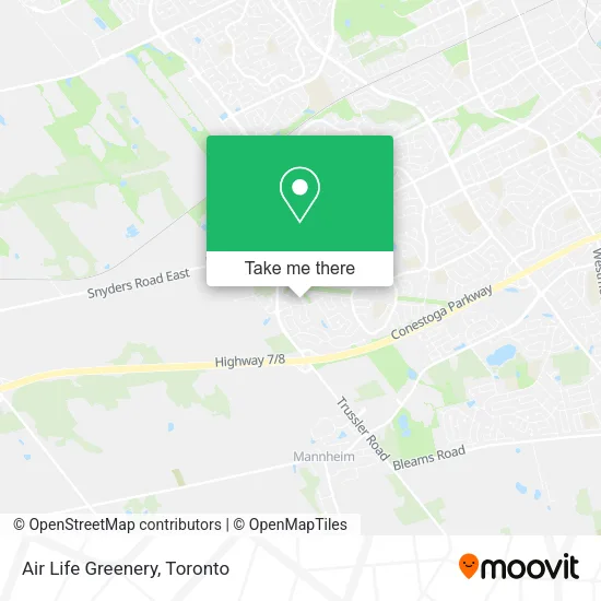 Air Life Greenery map