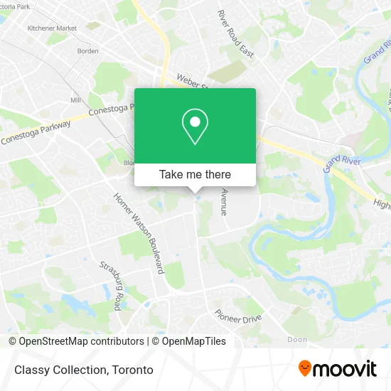 Classy Collection map
