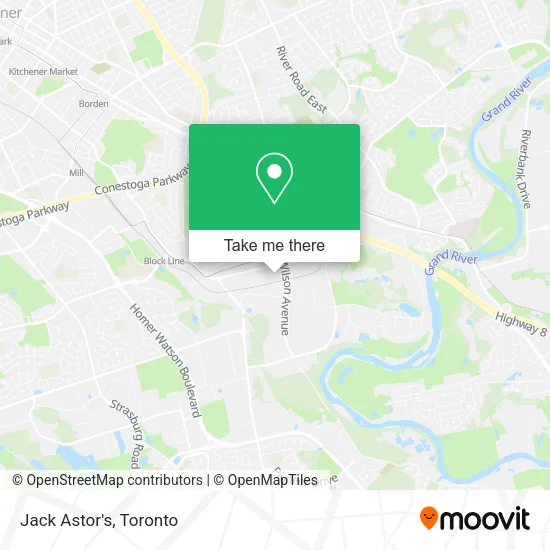 Jack Astor's map