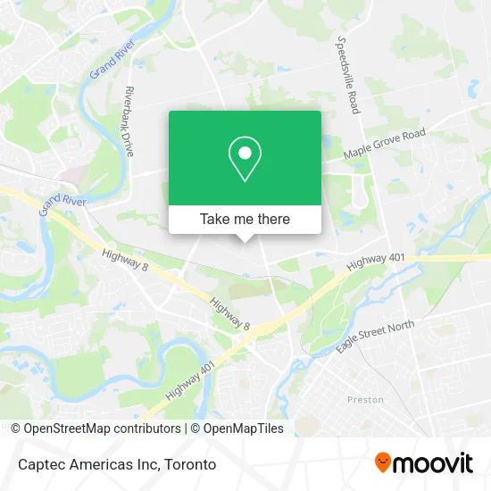 Captec Americas Inc map