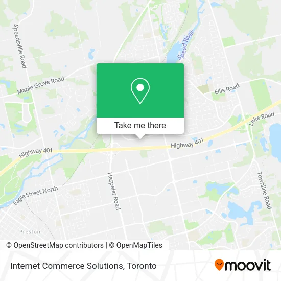 Internet Commerce Solutions map
