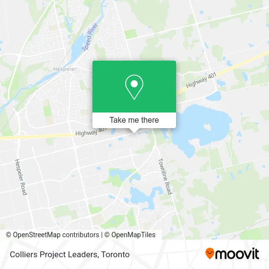 Colliers Project Leaders map