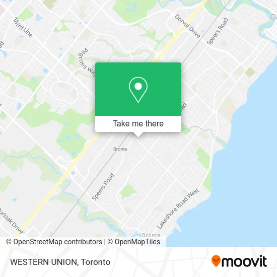 WESTERN UNION map