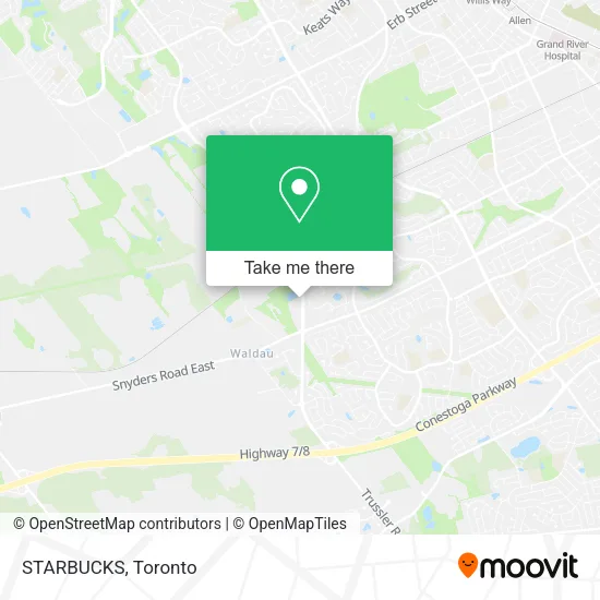 STARBUCKS map