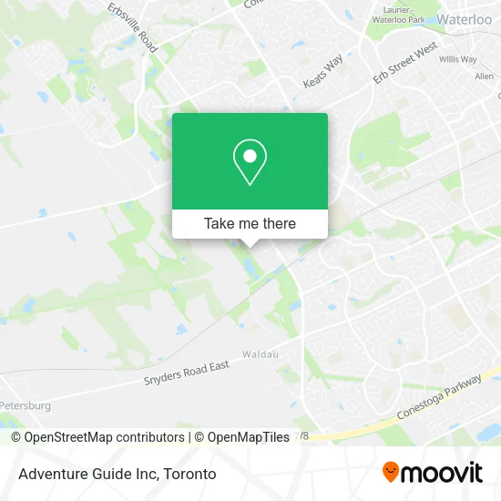 Adventure Guide Inc map