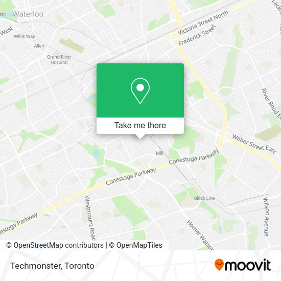 Techmonster map