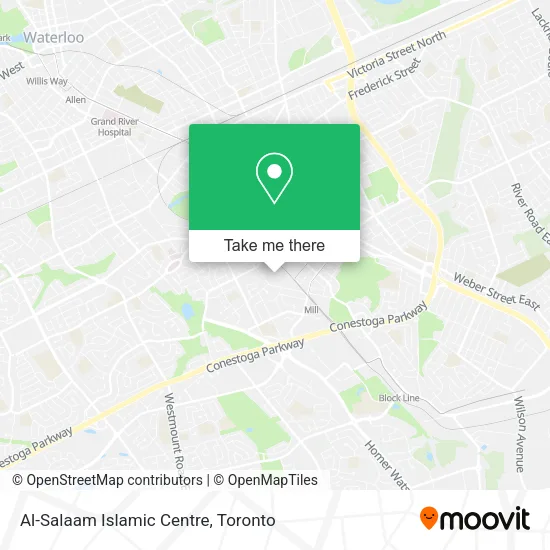 Al-Salaam Islamic Centre map
