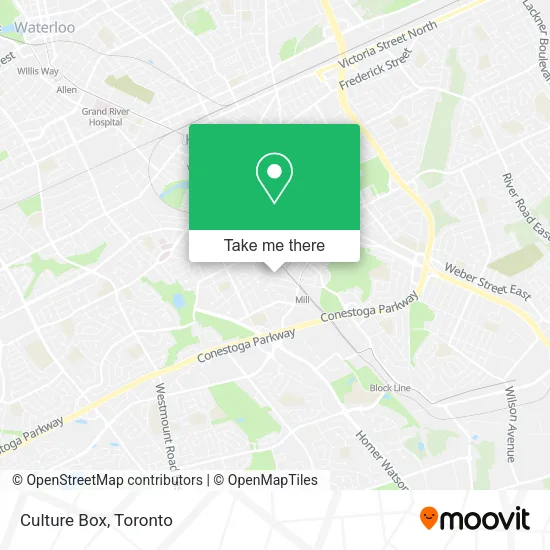 Culture Box map