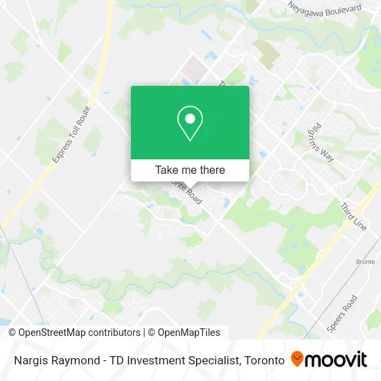 Nargis Raymond - TD Investment Specialist map