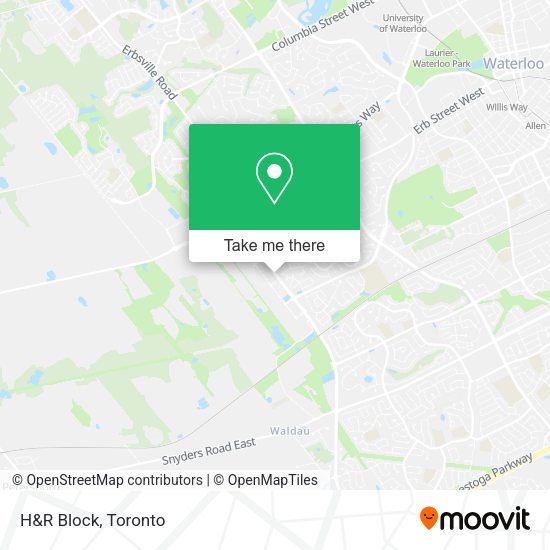 H&R Block map