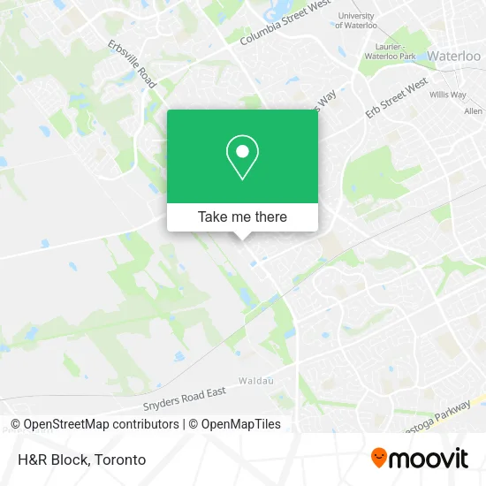 H&R Block map